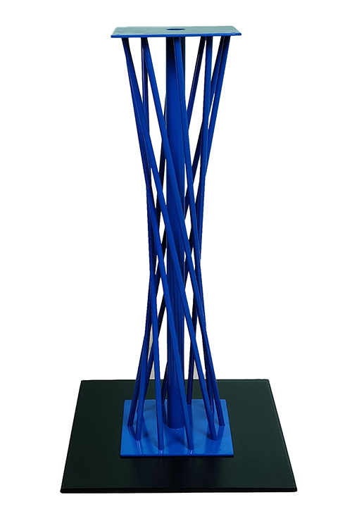 Стол с металлическим подножьем Настя Тwist Blue 5