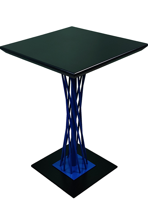 Стол с металлическим подножьем Настя Тwist Blue 7