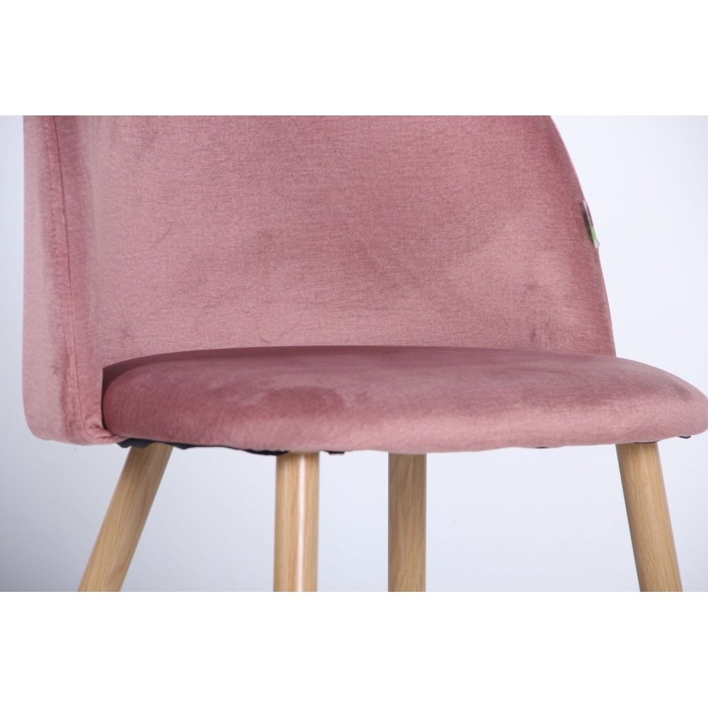 Стілець Sherry Pink Velvet - Купити в NBB | Стильне рожеве крісло для сучасного інтер'єру 10