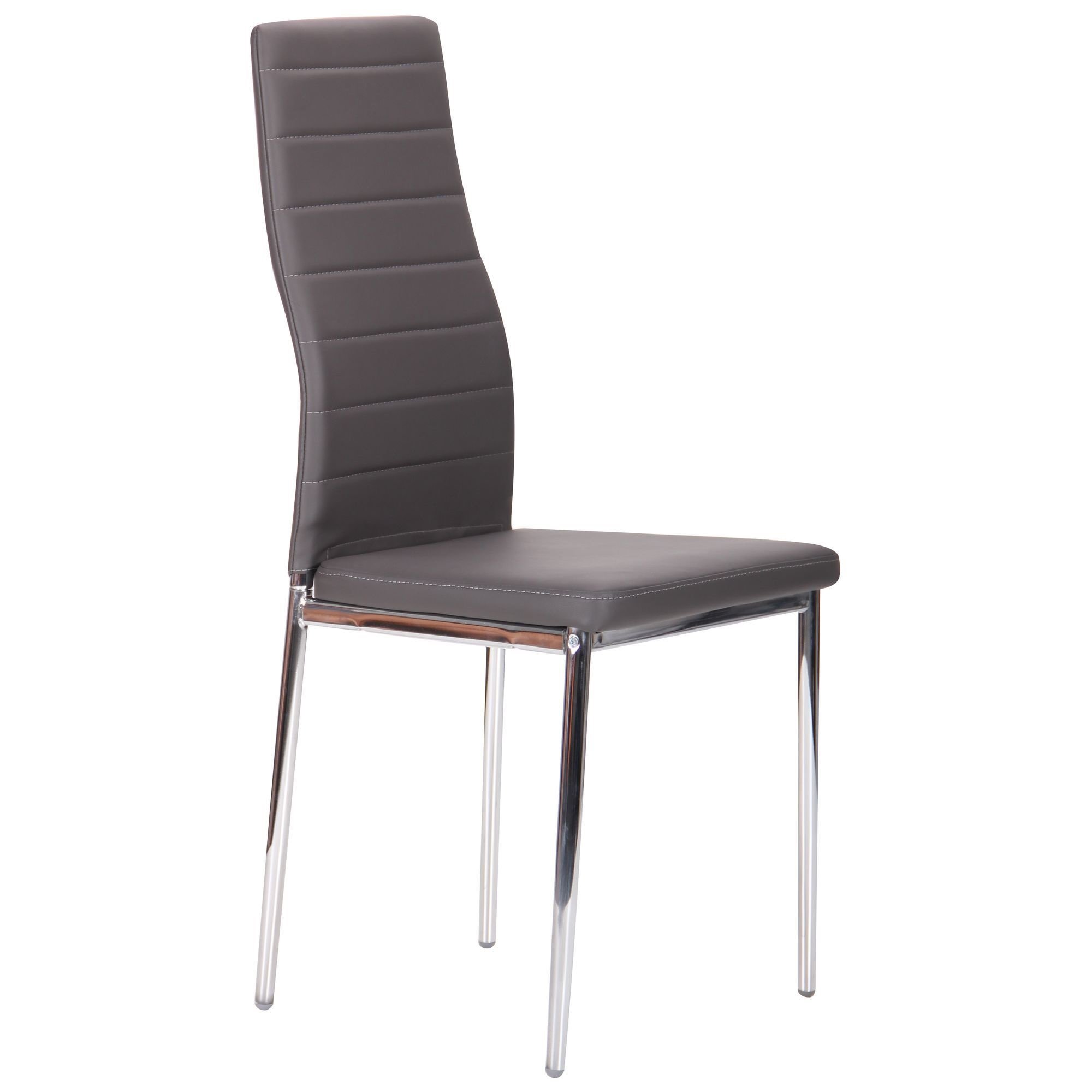 Стілець Сицилія Хром Неаполь N-24 Сірий - Стильні та зручні меблі для дому, барів, ресторанів | Купити в NBB 7