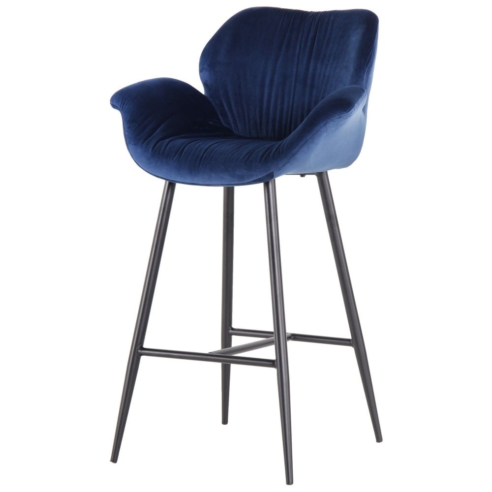 Барный стул Alphabet N black/royal blue Синий