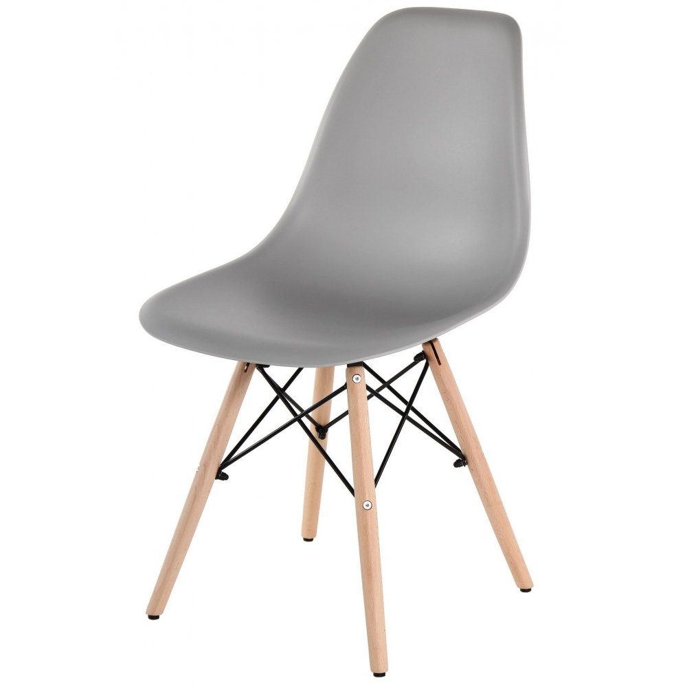 Aster RL Wood Стул обеденный Серый Пластик