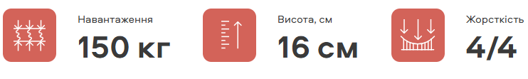 ➤Безпружинний матрац Артист Моне / Mone 70х190 см - купити за низькою ціною з доставкою по Україні 33